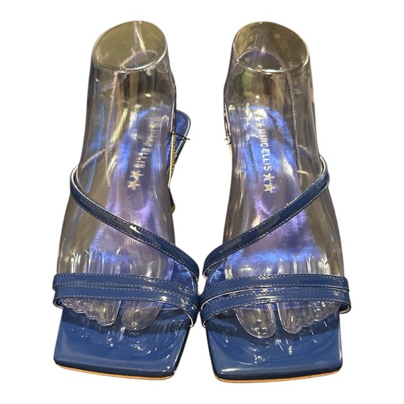 Marc Ellis Blue Strappy Heels – Patent Leather – Size 38/38.5 – NWT - Picture 5 of 8